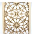 Lattice Decoration Arab - Laminated Wood Laser Cut - Model 17