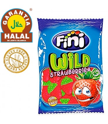 Fraises - Bonbons sans gluten et halal - Sachet de bonbons 100 gr