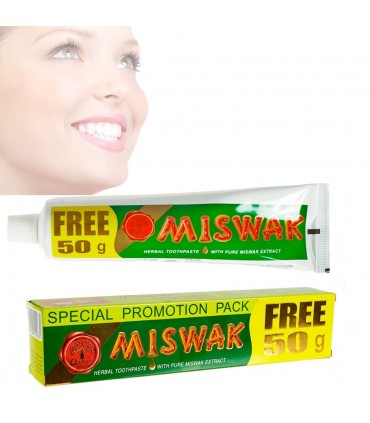 Natural toothpaste Miswak (Salvadora Persian) -120+50 gr Gree
