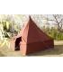 Abnehmbarer arabischer Strand oder Garten Jaima - 3 x 3 Meter