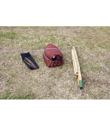 Abnehmbarer arabischer Strand oder Garten Jaima - 3 x 3 Meter