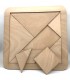Giant Wood Tangram 40 cm - Ingenuity and Skill