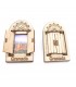Ventanita Madera Souvenir Puerta Alhambra Granada