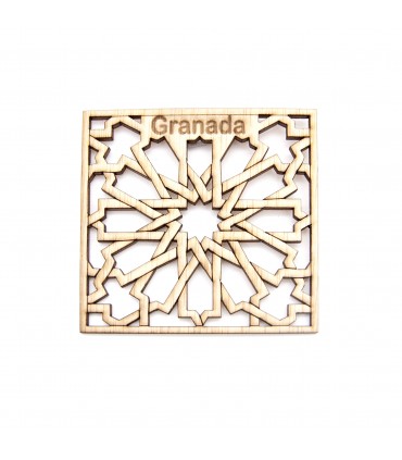 Pack 6 Souvenir Untersetzer Granada - Alhambra Lattice - Online kaufen
