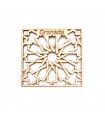 Pack 6 Granada Souvenir Coasters - Alhambra Latticework
