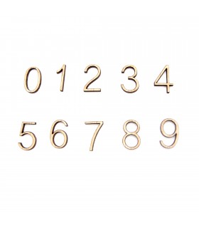 Número de madera - Corte por Laser