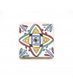 Azulejo Andaluso - Zellige Mosaico Nazari - 10 x 10cm - Artigianale - Modello 65