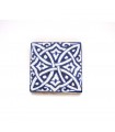 Azulejo andaluz - 10 cm - Feito à mão - Modelo 67