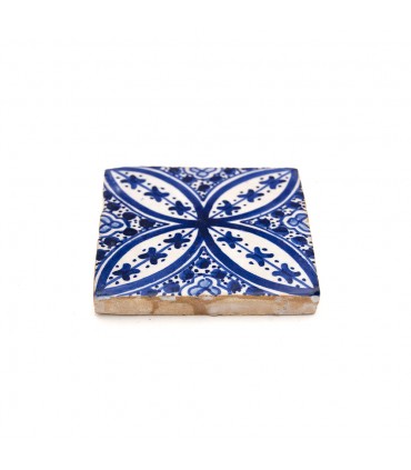 Andalusian Tile - Nazari Zellige Mosaic - 10 x 10cm - Handmade - Model 68