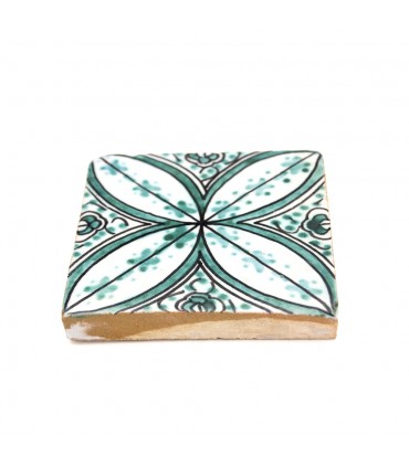 Azulejo Andalusí - 10 cm - Fait à la main - Model 71 Online