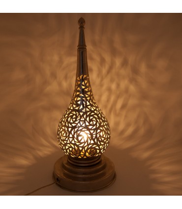 Alpaca Openwork Table Lamp - Kamuzra Model - 30 cm