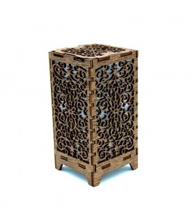 Mini Lanterna Floral - Madeira - Led