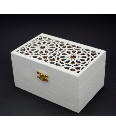Wooden Box with Andalusian Latticework - Albaicín Model