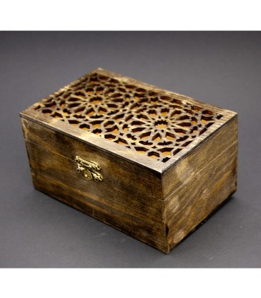 Wooden Box with Andalusian Latticework - Albaicín Model