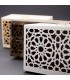 Coffret en bois avec treillis en bois Andalous - Modèle Albaicín