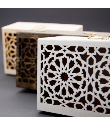 Wooden Box with Andalusian Latticework - Albaicín Model