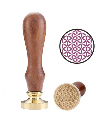 Bronze Seal Medallion Letters Wax Sealing - Flor Vida 1