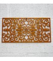 Celosia in Legno - Fregio Floreale - 60 x 30 cm