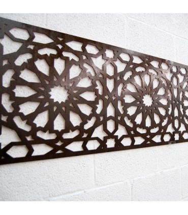 Alhambra Border Holzgitter - 250 x 50 cm - 4 mm