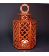 Geometric Wood Lantern - Sajara Model - 19 cm