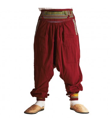 Oriental Bombacho Pant - Arabic Tapestry Decoration - Unisex