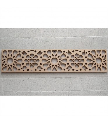 Gitterholz Kopfteil - 168 x 36 x 3 cm - Modell Samai