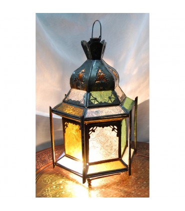Tisch Lampe Glas Stäbe - Colors - andalusischen - Arabisch
