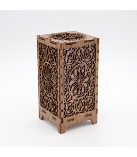 Mini Shams Laternenpfahl - Holz - Led