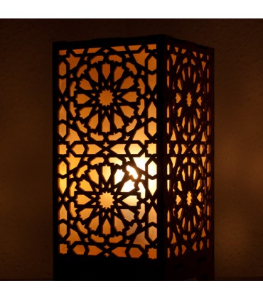 Lampada in legno Alkauzar - Alhambra Mosaic Design