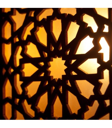 Lampada di illuminazione in legno - Mosáico Alhambra Design - Online