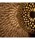 Lampada da soffitto traforata in ottone traforato DELUXE - Modello Dubai - 80 cm