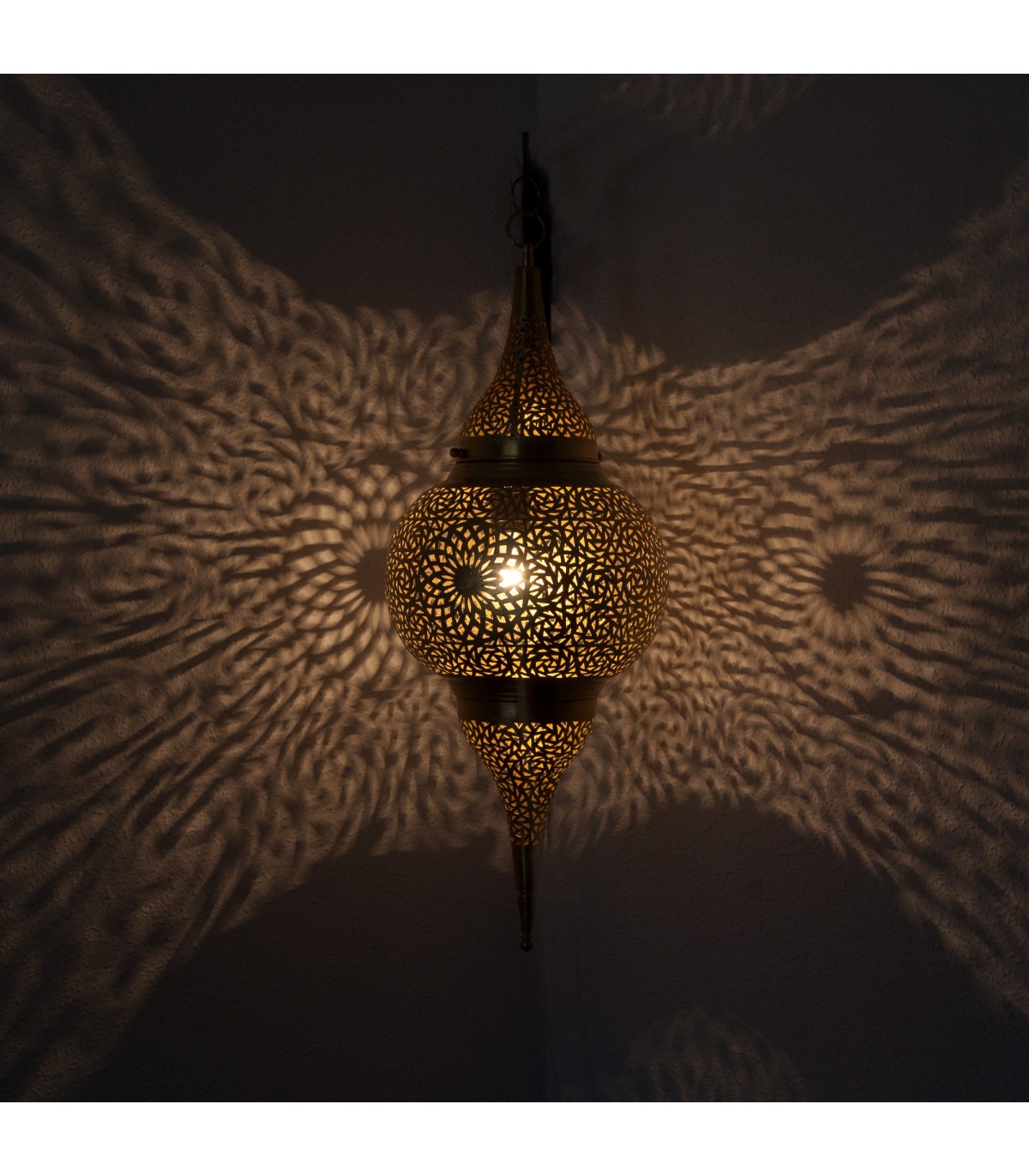 QAZQA Lampada da soffitto pallon - Art déco - Vetro,Acciaio - Oro/Ottone - Sfera E27 Max. 1 x 7 Watt