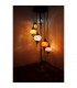 Türkische 7 Ball Lampe - Boden - Höhe 110 cm - Muranoglas - Mosaik