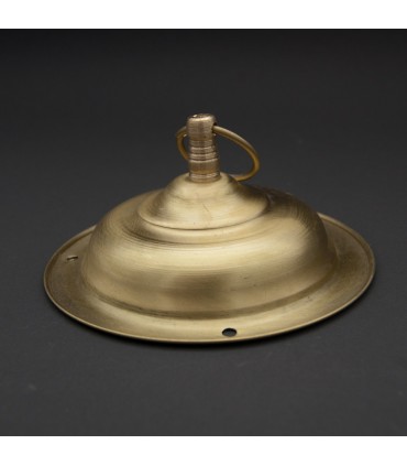 Plafonnier ajouré en laiton DELUXE - Modèle Qatar - 35 cm