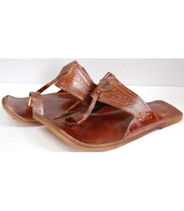 Cuir sandale homme - diverses couleurs - N 40-45