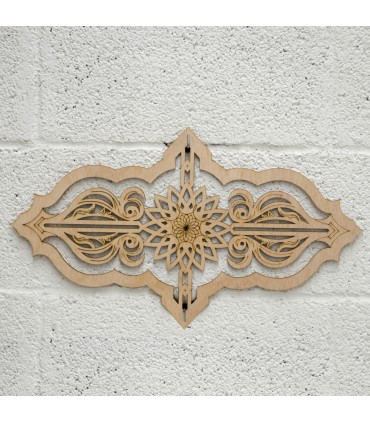 Traliccio in Legno - Incisione Etnica - Modello Niger - 50 cm