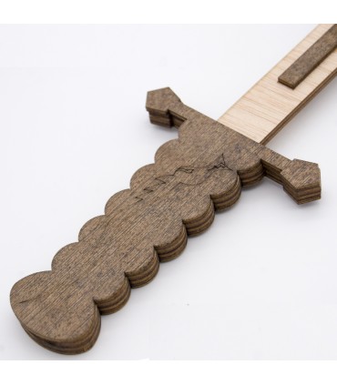 Wooden Christian Sword - Recreational Craft Toy