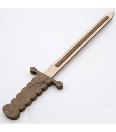 Espada Cristiana Madera - Juguete Artesanal Recreaciones
