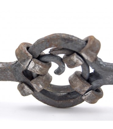 Handgefertigter schmiedeeiserner Zug - 23 cm - Modell Dair