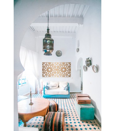 Alhambra Bed Headboard - 160 x 80 x 1 cm - Wood Latticework