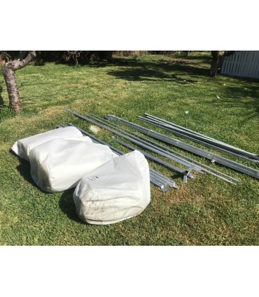 Carpa araba Jaima 3 x 3 m - Struttura in PVC - Decorazioni arabe festività