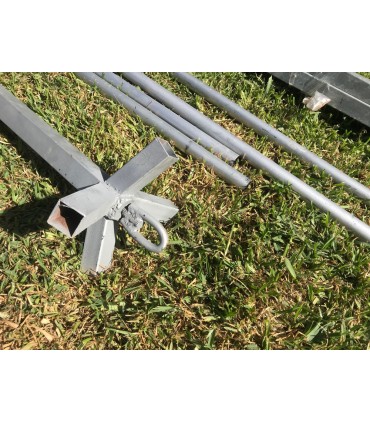 Jaima Arabe Tent 3 x 3 m - PVC Structure - Arab Decorations Parties