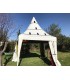 Carpa araba Jaima 3 x 3 m - Struttura in PVC - Decorazioni arabe festività