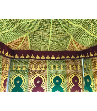 Jaima Arabe Tent 3 x 3 m - PVC Structure - Arab Decorations Parties