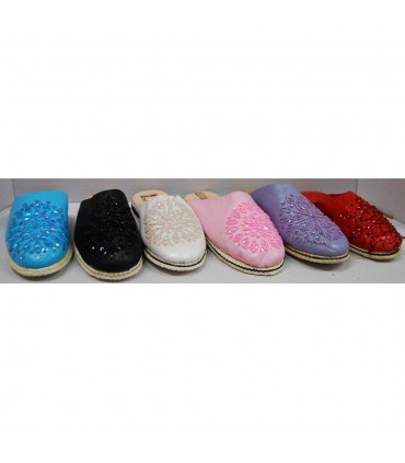 Shoe Babucha Leather Women - Various Colors - N 36-41
