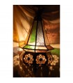 Lampe andalusischen Multicolor Glas Acorn - Arabisch