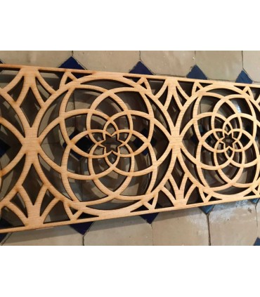 Holzgitter Modell Daira - 50 x 10 cm