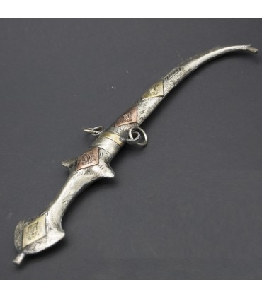 Handcrafted Arab Dagger - Fatimi Model - 22 cm - Copper Brass Alpaca