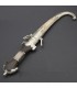 Dague arabe de luxe - Modèle Mali - Os et bois - 40 cm