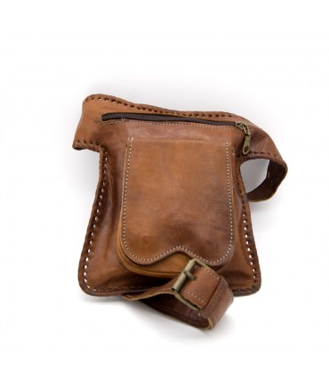 Handmade Fanny Pack - 100% Leather - Model AADI